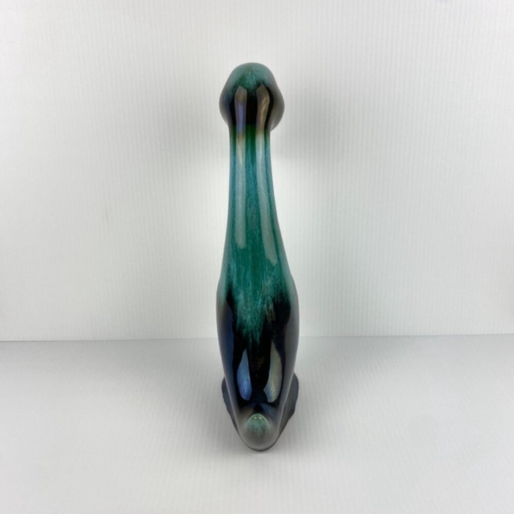 Blue Mountain Duck 11 X 6 Vintage Glazed Pottery Long Neck Duck Figurine - Picture 4 of 9